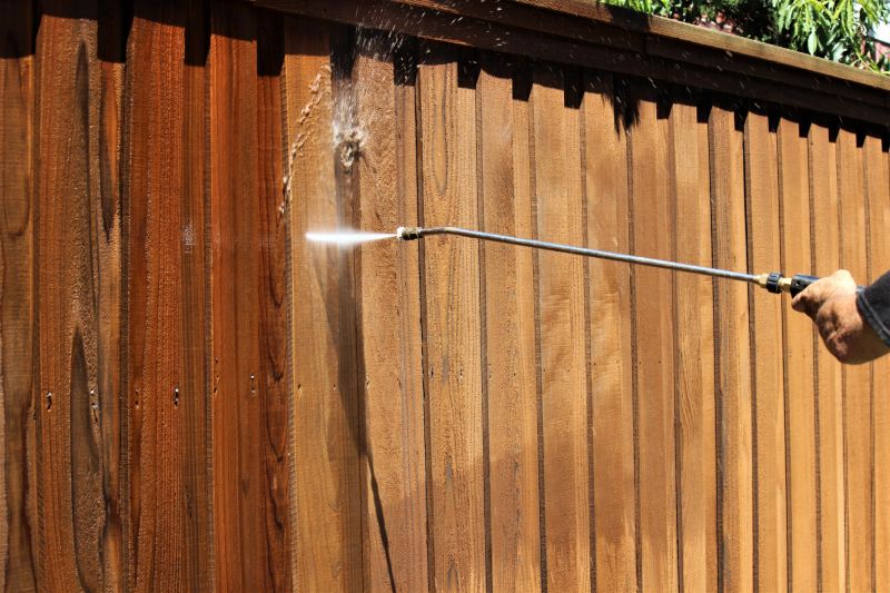 Fence Pressure Cleaning detail